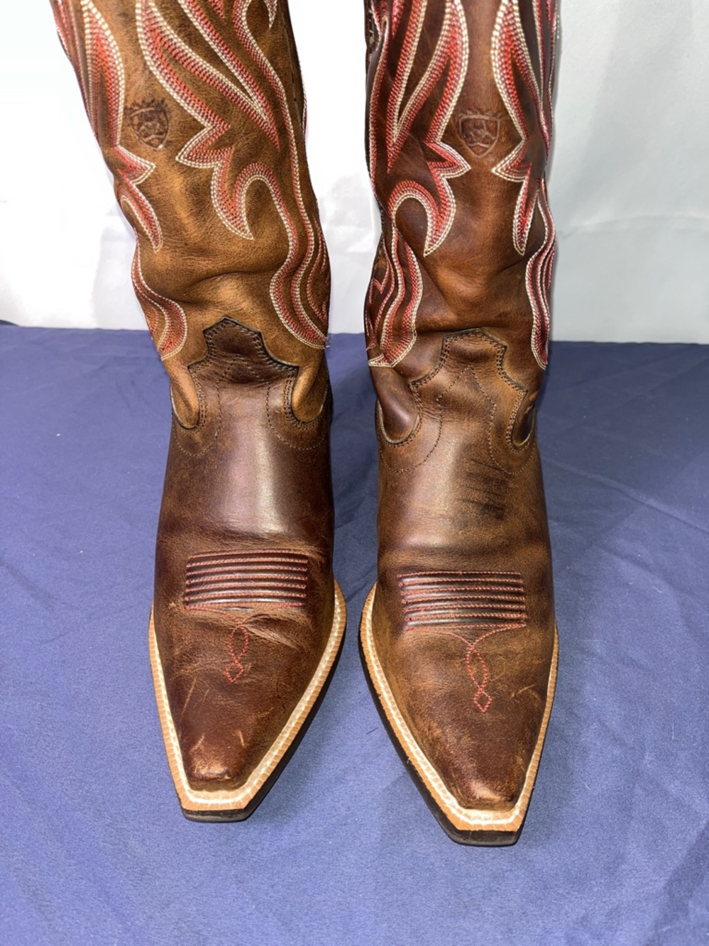 Ariat Heritage Women’s Brown Leather Western Boots - Picture 4 of 15
